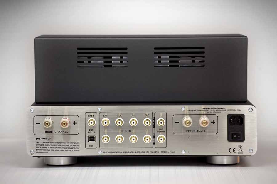 Synthesis A50 Taurus Integrated Amplifier Rear