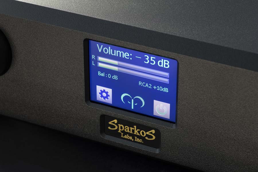 Sparkos Labs Headphone amp screen