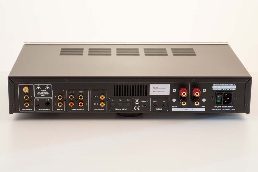 Electrocompaniet ECI 80D Integrated Amplifier rear