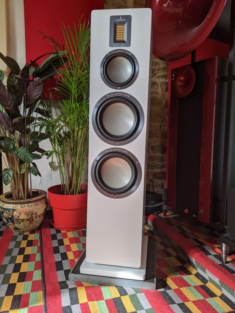 Audiovector Qr7s in situ at HiFi Pig