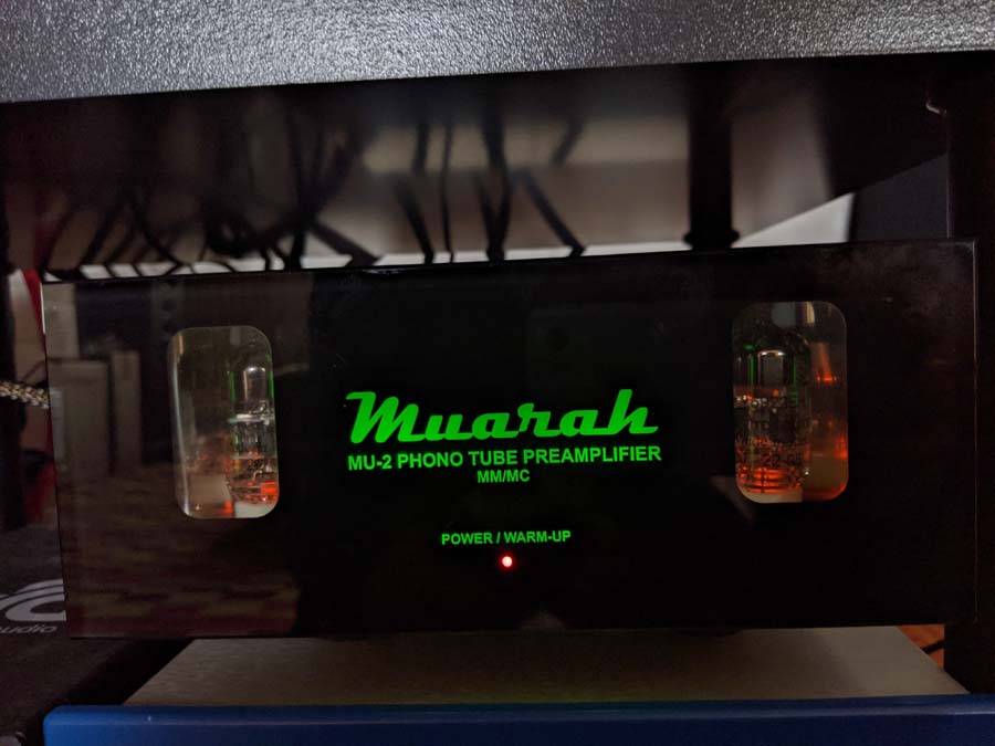 MUhara phono on the rack