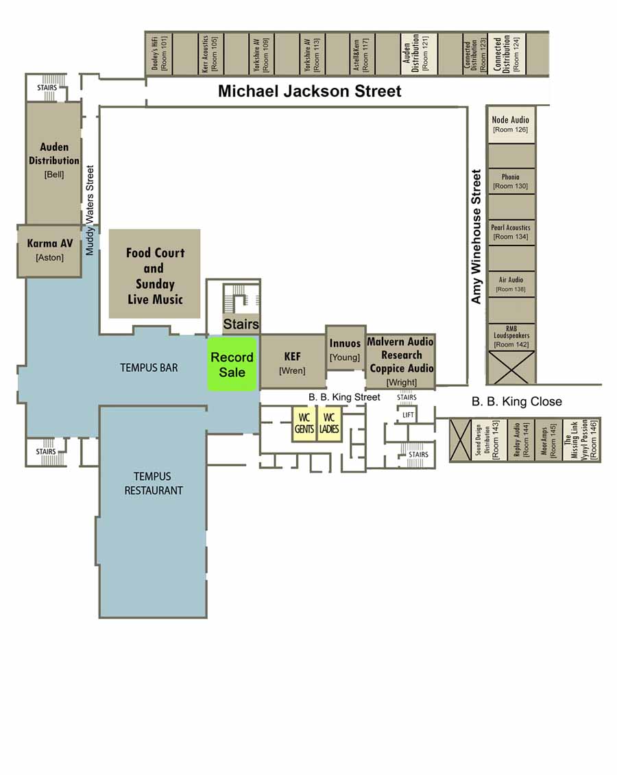 North West Audio Show 2023 Floorplan | Hifi Pig