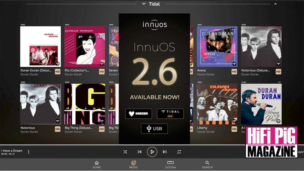 InnuOS 2.6 Operating System hifi news