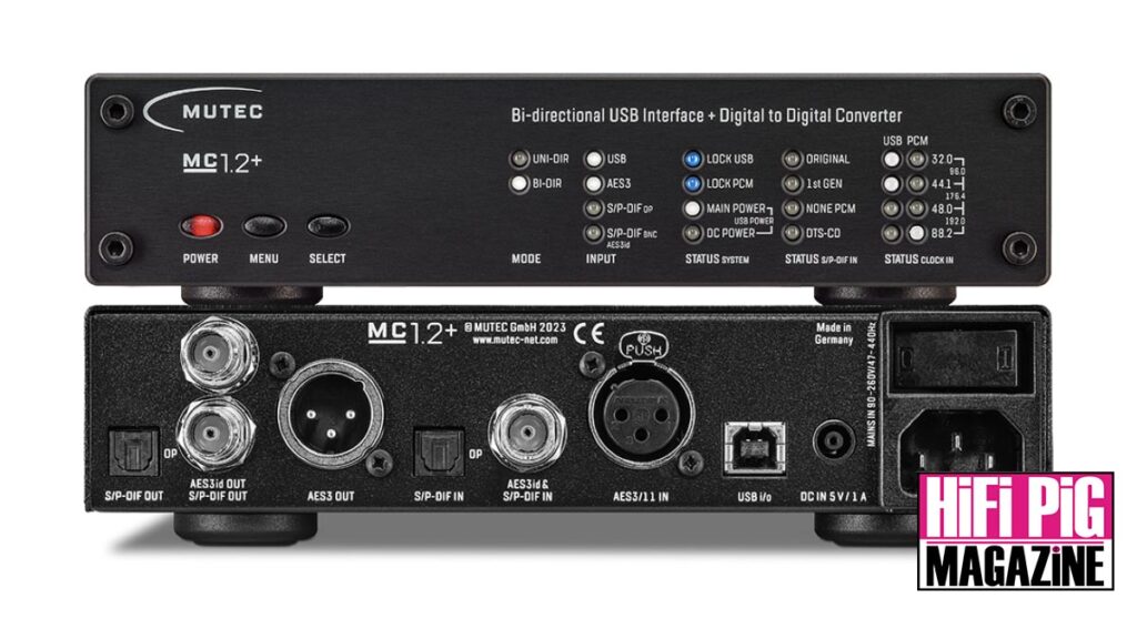 MUTEC MC1.2+ Digital To Digital Converter hifi news